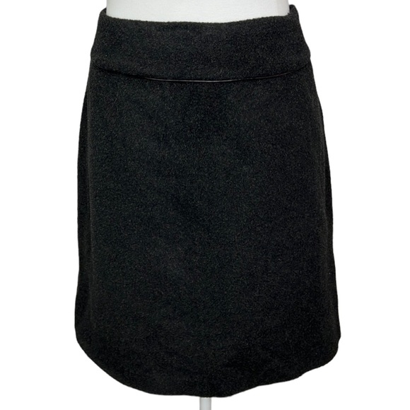 David N Camel Hair Skirt Black - Picture 1 of 5